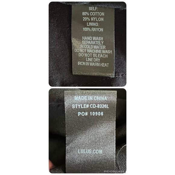 NFS!!  Lulus Meridian Black Sleeveless tie wrap at the waist dress Size Small - Picture 3 of 12